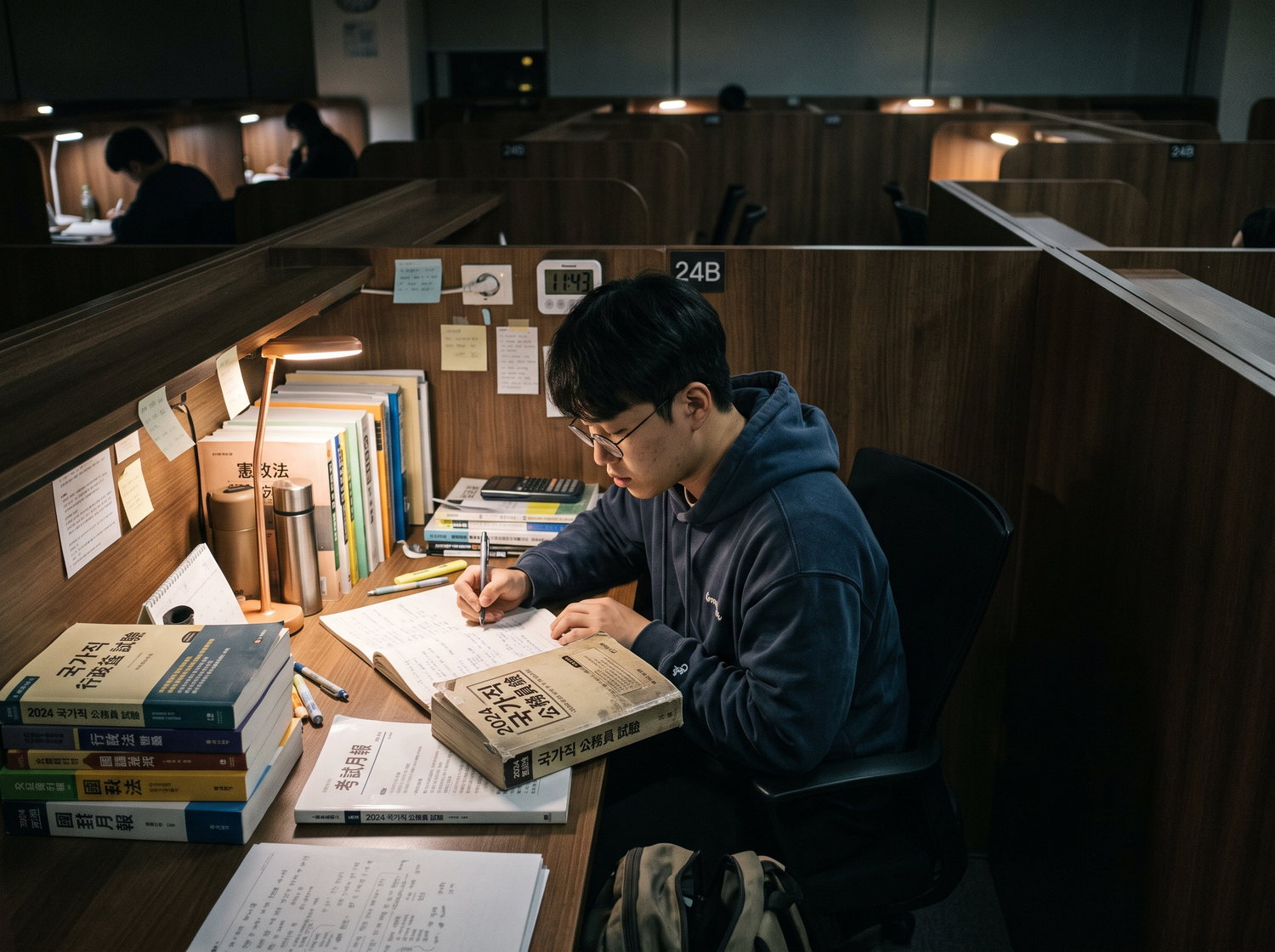 공인노무사 시험 수업 장면